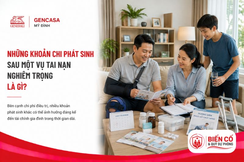 Những khoản chi phát sinh sau một vụ tai nạn nghiêm trọng là gì