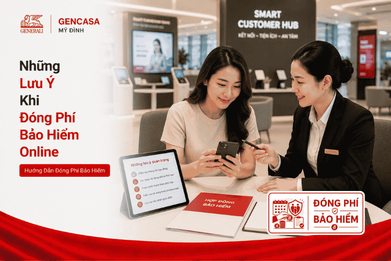 Những lưu ý khi đóng phí bảo hiểm online