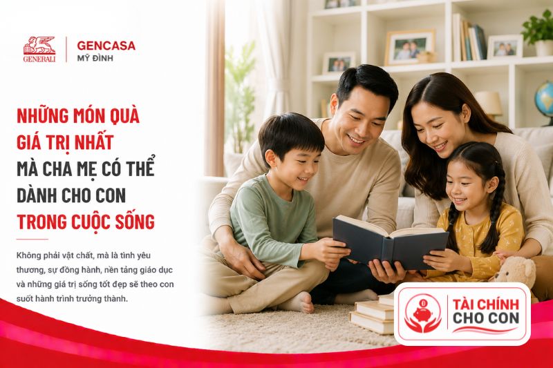 Những món quà giá trị nhất mà cha mẹ có thể dành cho con trong cuộc sống