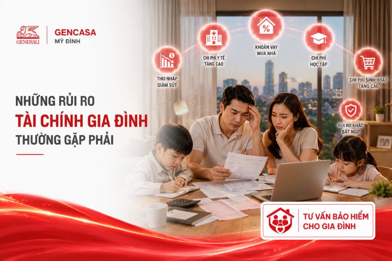 Những rủi ro tài chính gia đình thường gặp phải