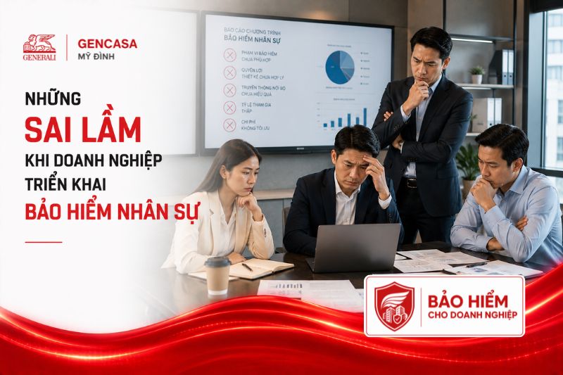 Những sai lầm khi doanh nghiệp triển khai bảo hiểm nhân sự