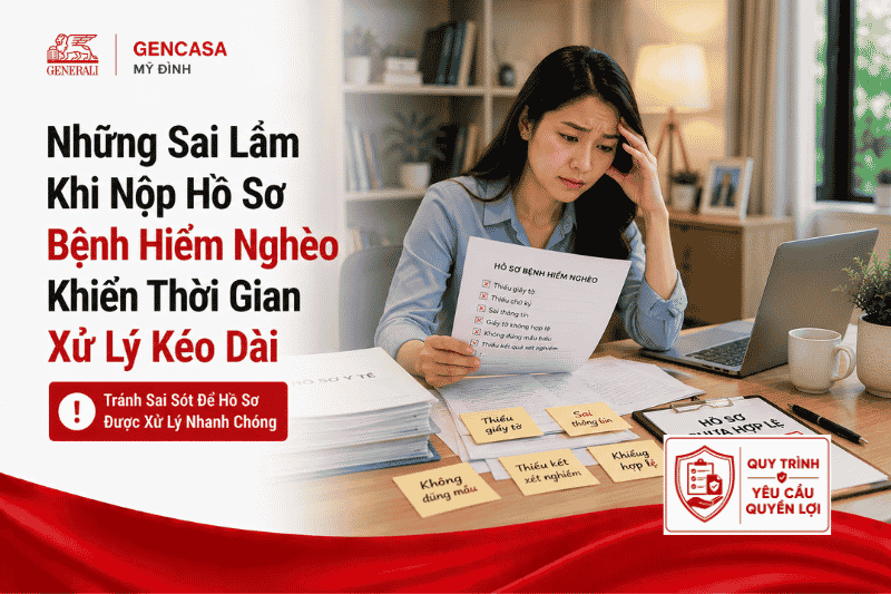 Những sai lầm khi nộp hồ sơ bệnh hiểm nghèo khiến thời gian xử lý kéo dài