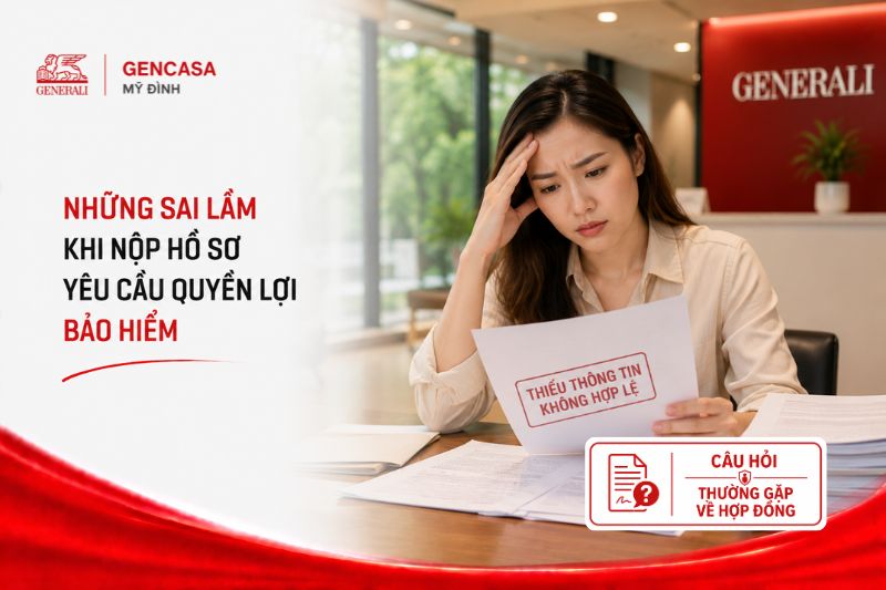 Những sai lầm khi nộp hồ sơ yêu cầu quyền lợi bảo hiểm