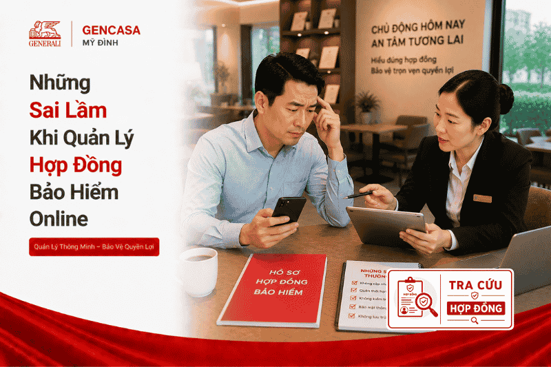Những sai lầm khi quản lý hợp đồng bảo hiểm online