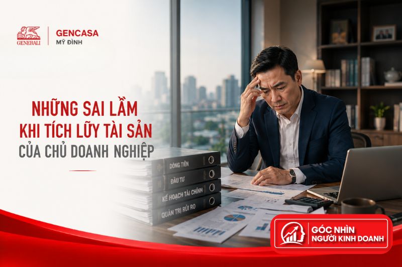 Những sai lầm khi tích lũy tài sản của chủ doanh nghiệp