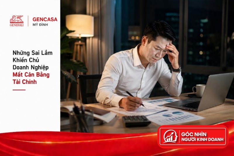 Những sai lầm khiến chủ doanh nghiệp mất cân bằng tài chính