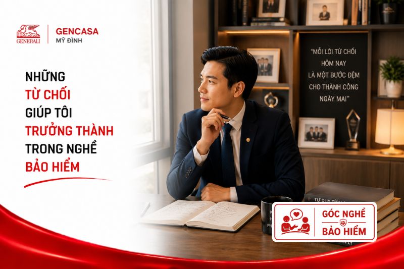 Những từ chối giúp tôi trưởng thành trong nghề bảo hiểm