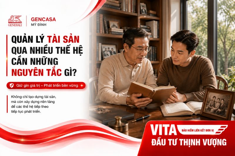 Quản lý tài sản qua nhiều thế hệ cần những nguyên tắc gì