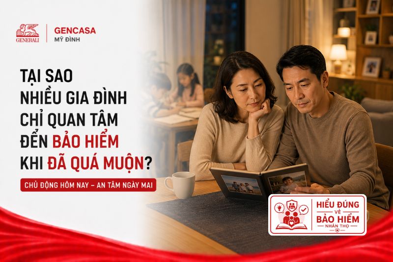Tại sao nhiều gia đình chỉ quan tâm đến bảo hiểm khi đã quá muộn