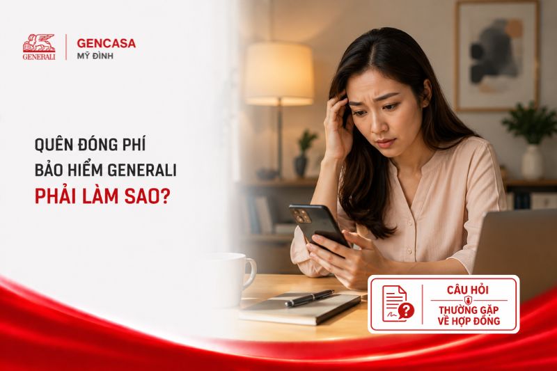 Quên dóng phí bảo hiểm generali phải làm sao