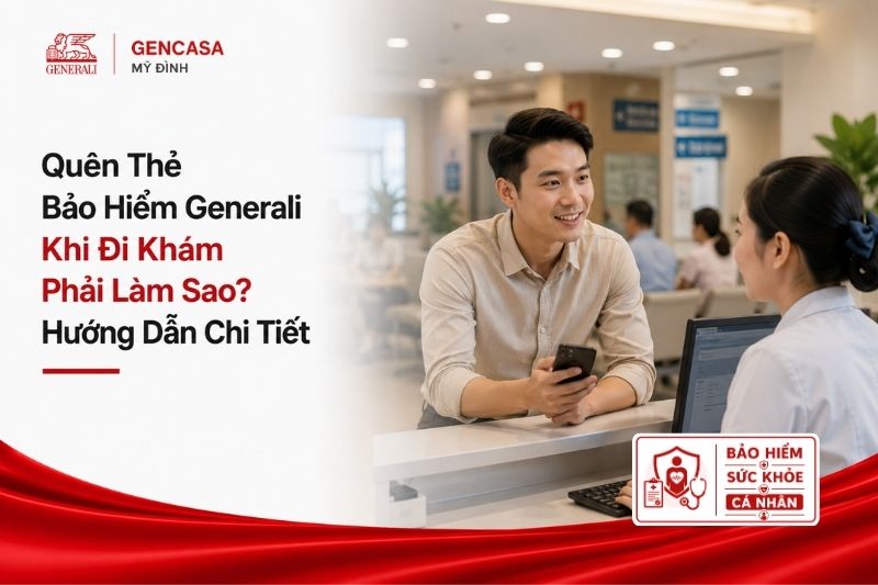 Quên thẻ bảo hiểm generali khi đi khám phải làm sao.