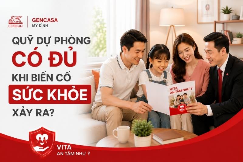 Quỹ dự phòng sức khỏe khi biến cố sảy ra.