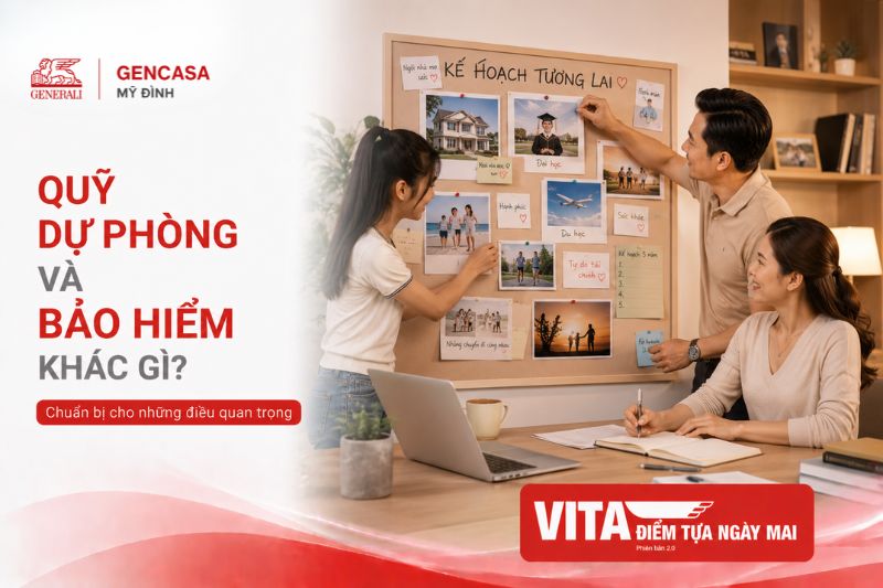 Quỹ dự phòng và bảo hiểm khác gì