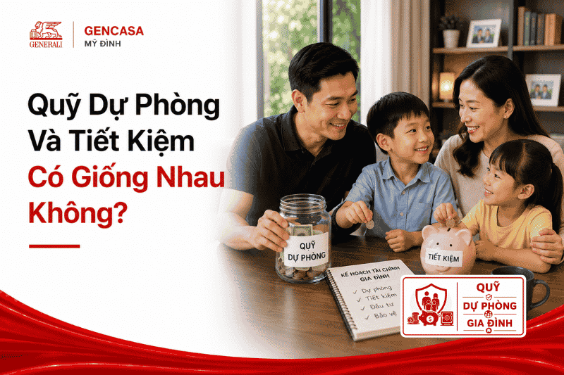 Quỹ dự phòng và tiết kiệm có giống nhau không