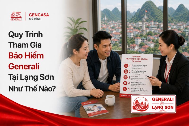 Quy trình tham gia bảo hiểm Generali tại Lạng Sơn như thế nào.