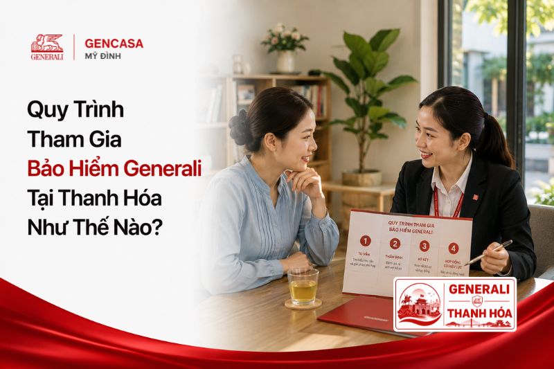 Quy trình tham gia bảo hiểm Generali tại Thanh Hóa như thế nào.
