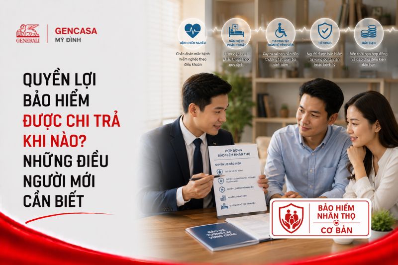 Quyền lợi bảo hiểm được chi trả khi nào, những điều người mới cần biết