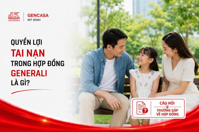Quyền lợi tai nạn trong hợp đồng generali là gì