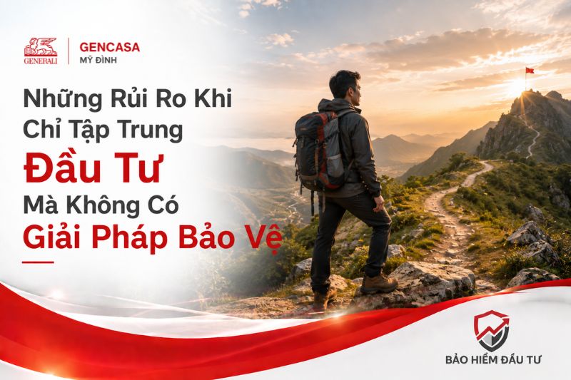 Những rủi ro khi chỉ tập trung đầu tư mà không có giải pháp bảo vệ