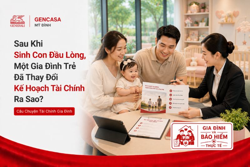 Sau khi sinh con đầu lòng, một gia đình trẻ đã thay đổi kế hoạch tài chính ra sao