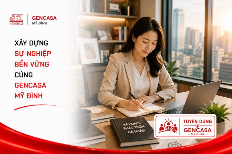 Xây dựng sự nghiệp bền vững cùng Gencasa Mỹ Đình