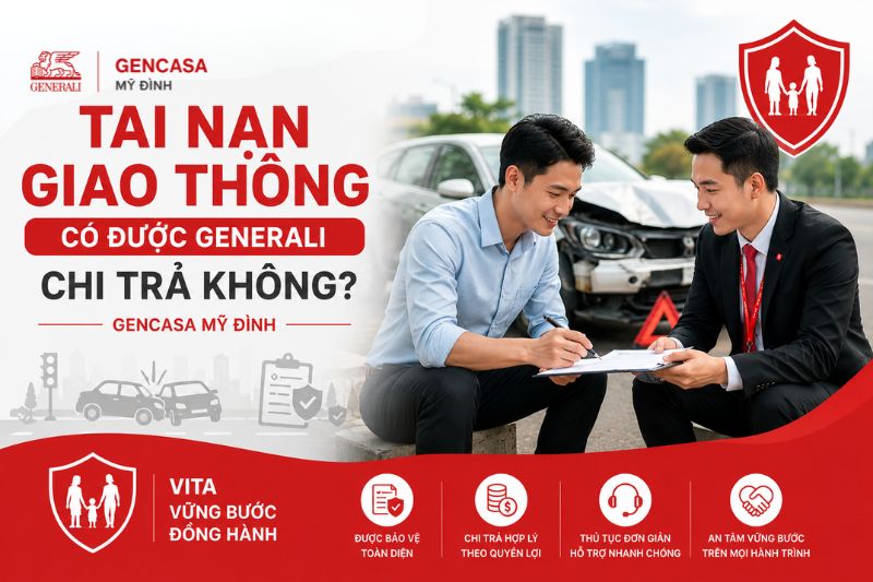 Tai nạn giao thông generali có chi trả không