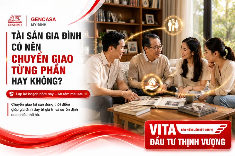 Tài sản gia đình có nên chuyển giao từng phần hay không