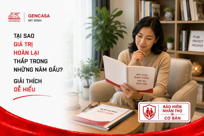 Tại sao giá trị hoàn lại thấp trong những năm đầu