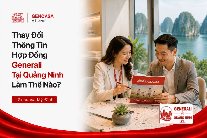 Thay đổi thông tin hợp đồng Generali tại Quảng Ninh làm thế nào.