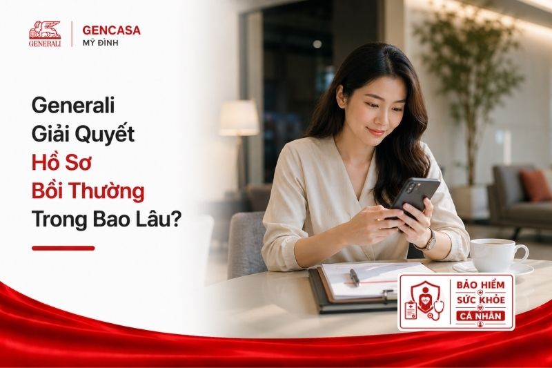 Generali giải quyết hồ sơ bồi thường trong bao lâu.