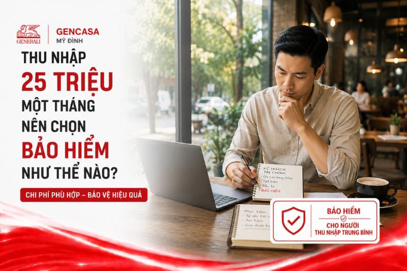 Thu nhập 25 triệu một tháng nên chọn bảo hiểm như thế nào