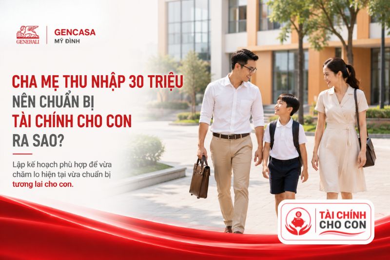 Cha mẹ thu nhập 30 triệu nên chuẩn bị tài chính cho con ra sao