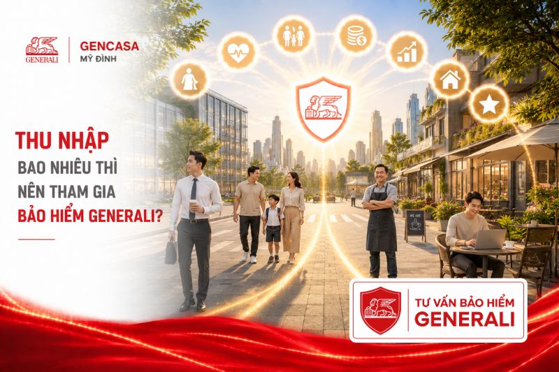 Thu nhập bao nhiêu thì nên tham gia bảo hiểm generali