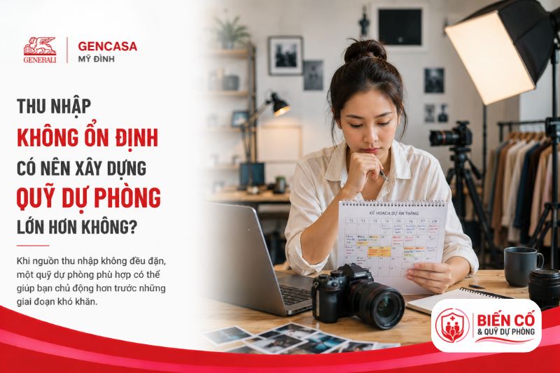 Thu nhập không ổn định có nên xây dựng quỹ dự phòng lớn hơn không