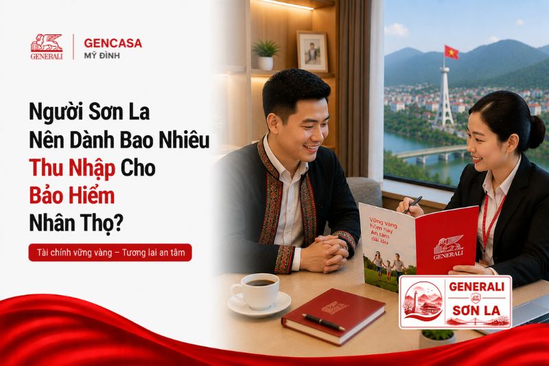 Người Sơn La nên dành bao nhiêu thu nhập cho bảo hiểm nhân thọ.