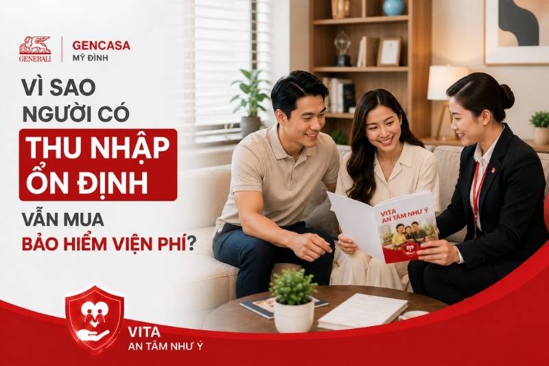 Người có thu nhập ổn định vẫn mua bảo hiểm viện phí.