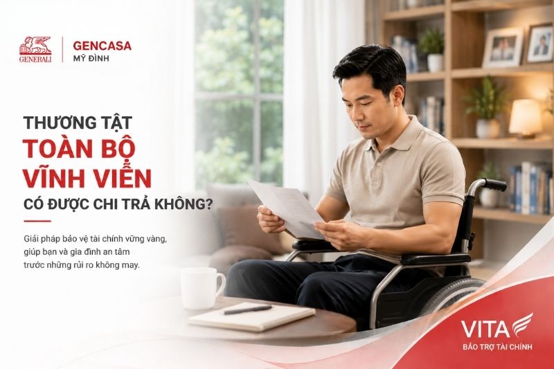 Thương tật toàn bộ vĩnh viễn có được chi trả không