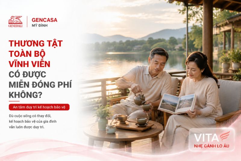 Thương tật toàn bộ vĩnh viễn có được miến đóng phí không