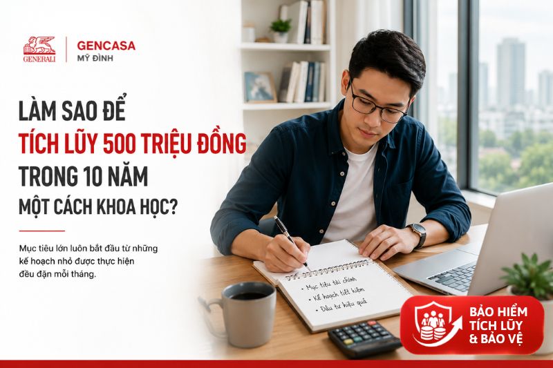 Làm sao để tích lũy 500 triệu đồng trong 10 năm một cách khoa học