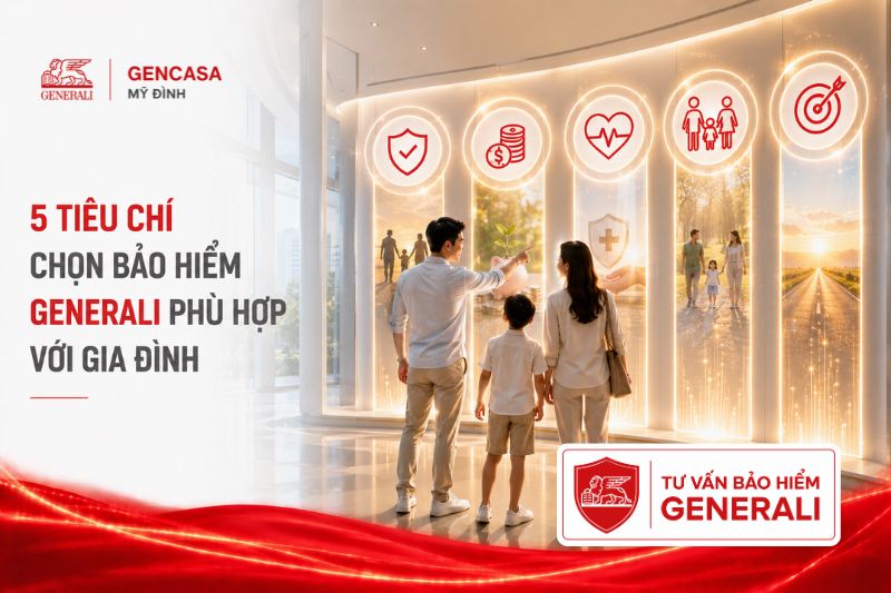 5 tiêu chí chọn bảo hiểm generali phù hợp với gia đình