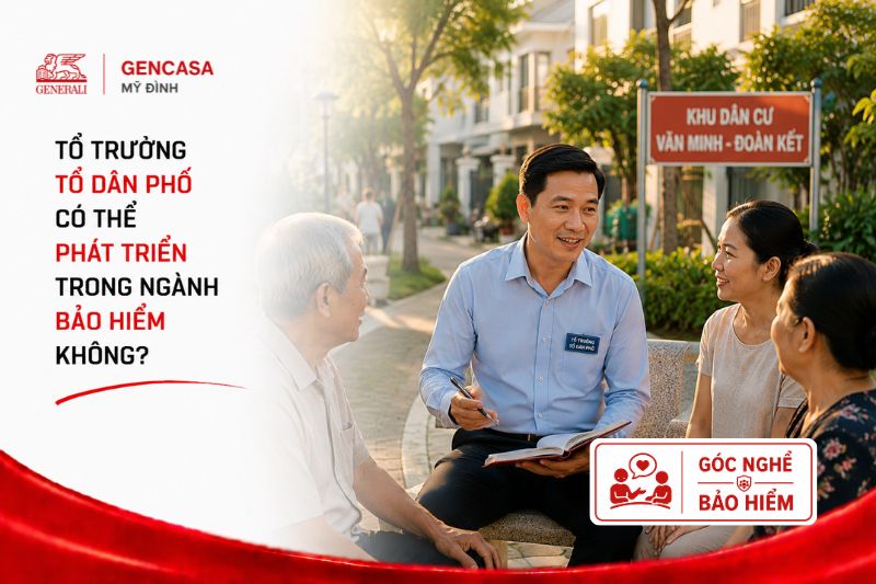 Tổ trưởng tổ dân phố có thể phát triển trong ngành bảo hiểm không