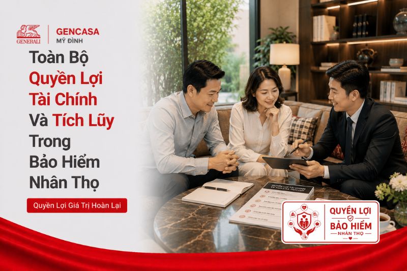 Toàn bộ quyền lợi tài chính và tích lũy trong bảo hiểm nhân thọ