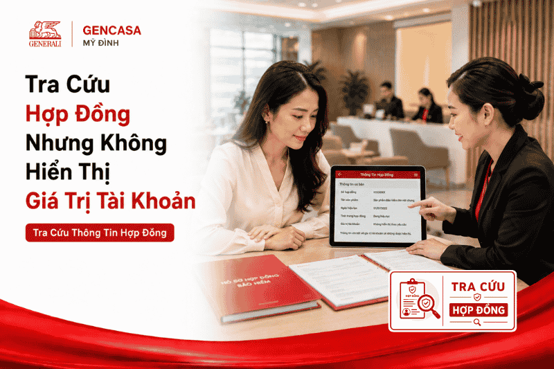 Tra cứu hợp đồng nhưng không hiển thị giá trị tài khoản