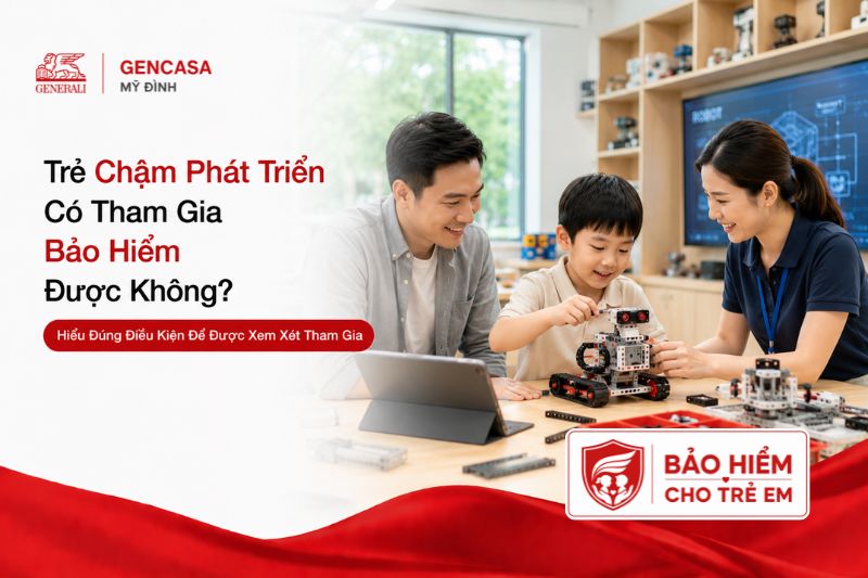 Trẻ chậm phát triển có tham gia bảo hiểm được không
