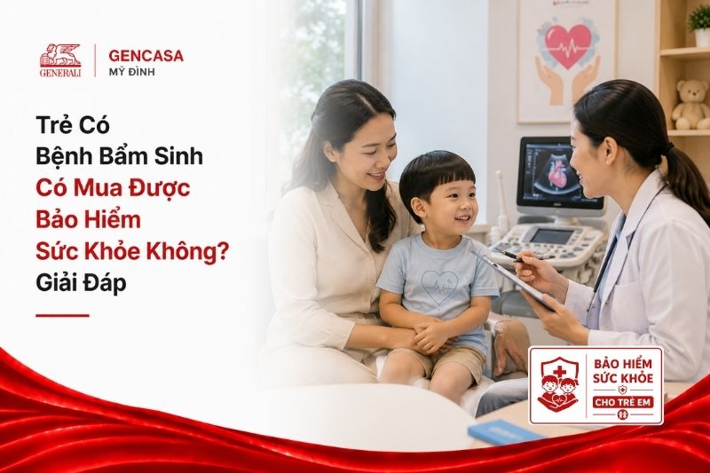 Trẻ có bệnh bẩm sinh có mua được bảo hiểm sức khỏe không.
