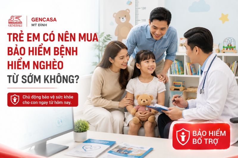 Trẻ em có nên mua bảo hiểm nghèo từ sớm không