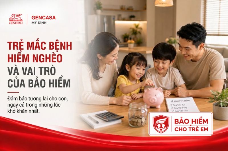 Trẻ mắc bệnh hiểm nghèo và vai trò của bảo hiểm