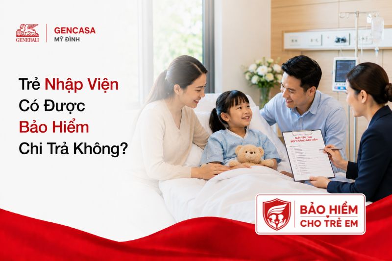 Trẻ nhập viện có được bảo hiểm chi trả không