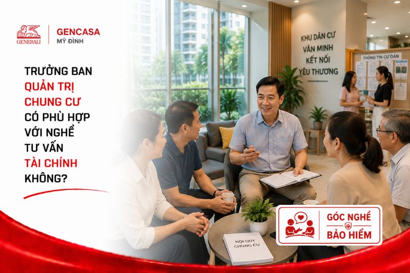 Trưởng ban quản trị chung cư có phù hợp với nghề tư vấn tài chính không