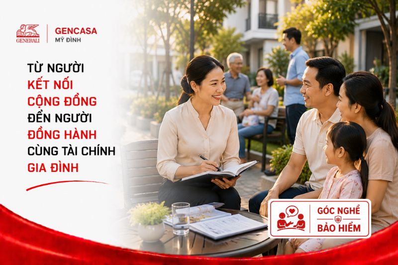 Từ người kết nối cộng đồng đến người đồng hành cùng tài chính gia đinh